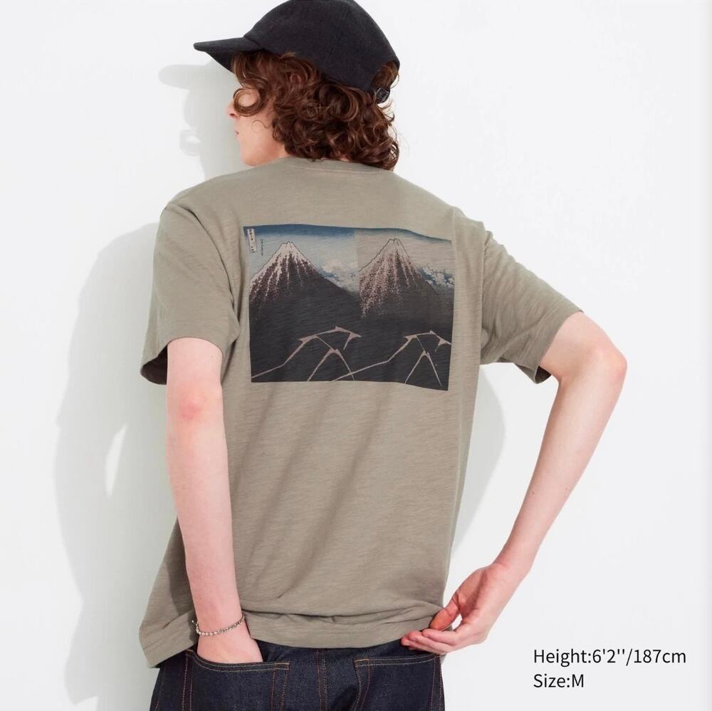NWOT Uniqlo Hokusai UT x MFA Boston graphic t-shirt. Sz S.